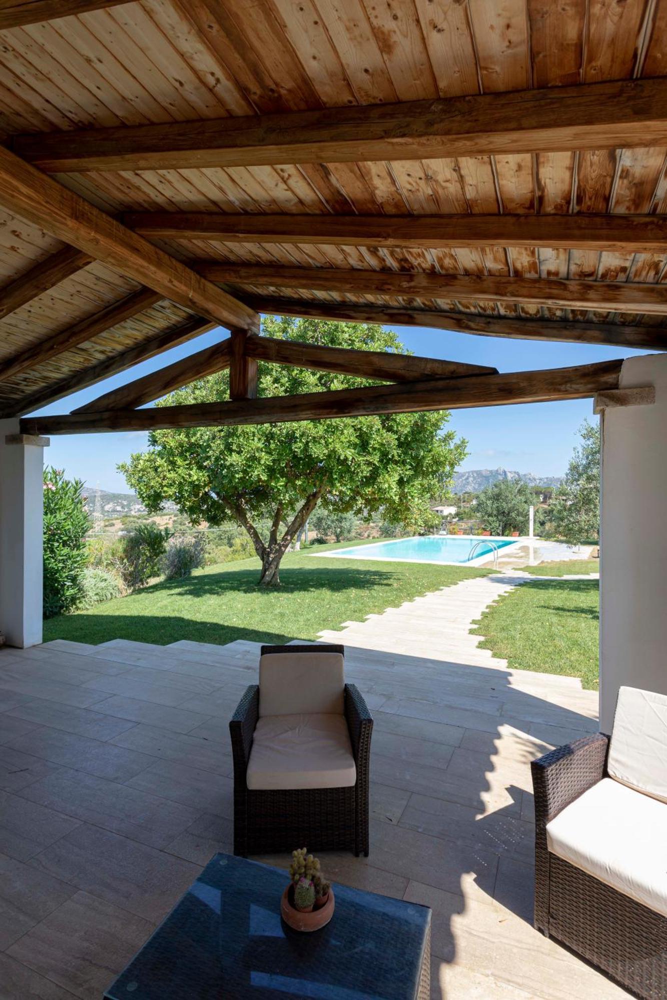 Villa Alba Esclusiva Villa Con Piscina A Sfioro E Vista Mozzafiato Sul Mare Cugnana Exterior foto